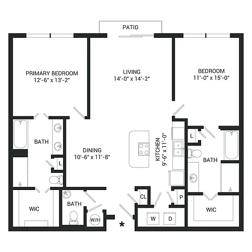 Floor plan B3
