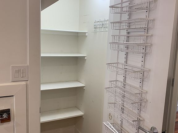 Smart storage throughout, including dedicated pantry