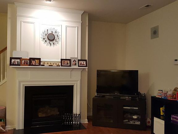 Living room area and Gas Fireplace