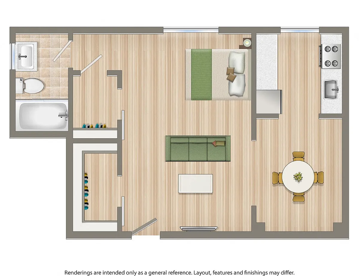 Floor plan Studio