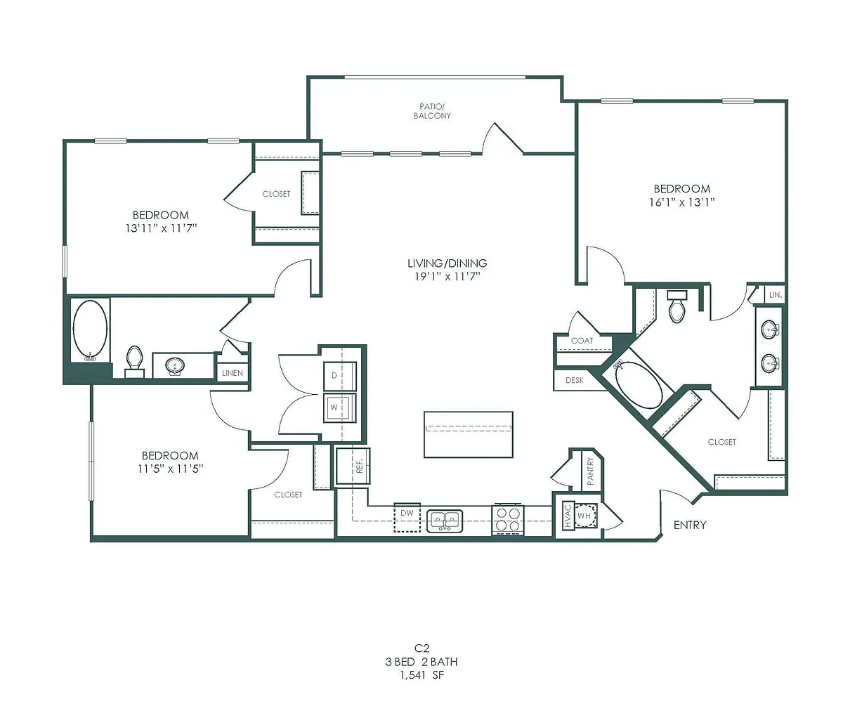 Floor plan C2- Attainable