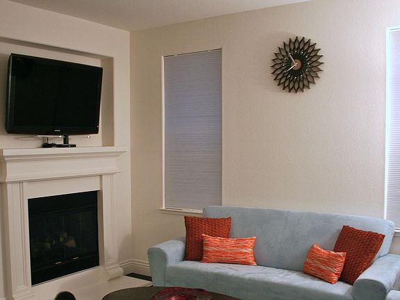 Living room (includes gas fireplace, wall mount tv hardware)