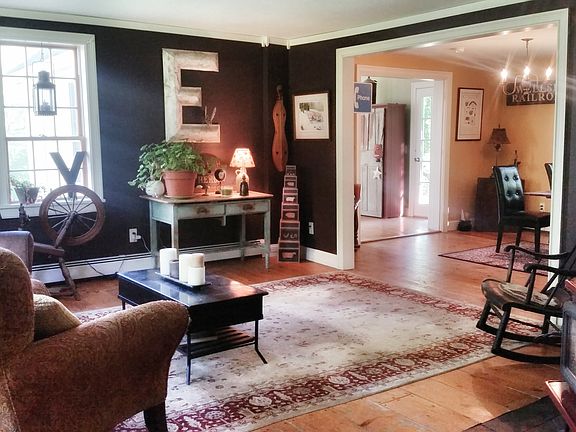 Living Room with Woodstove