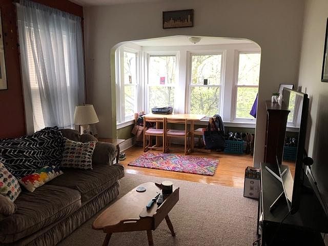 living room and sun room