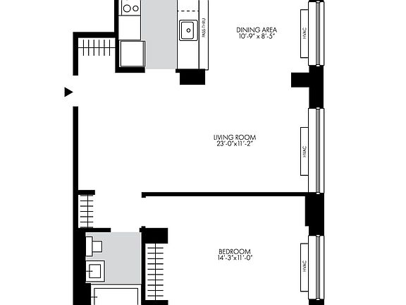 2nd image of 200 W 26th St APT 17G