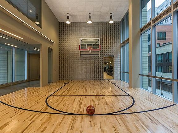 Amazing amenities including a glass enclosed indoor sports c
