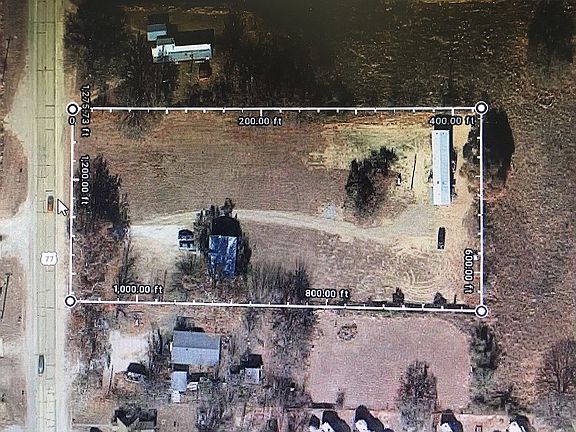 Aerial view of property