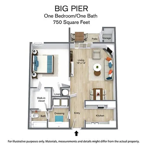 Floor plan Big Pier