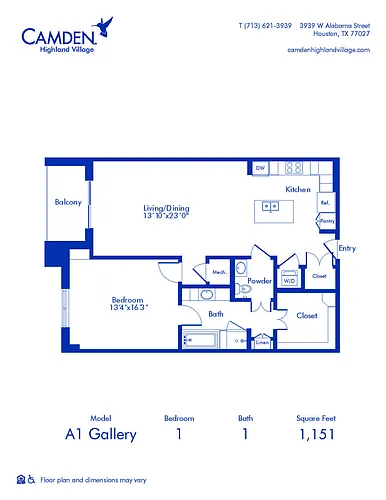 Floor plan A1 Gallery