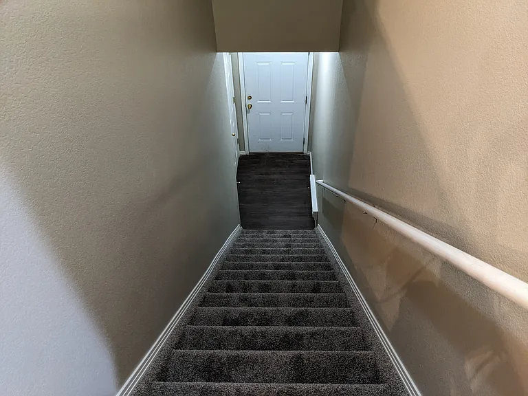 Entry looking down from the unit