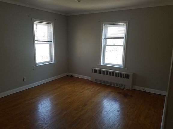 Living area with hardwood flooring