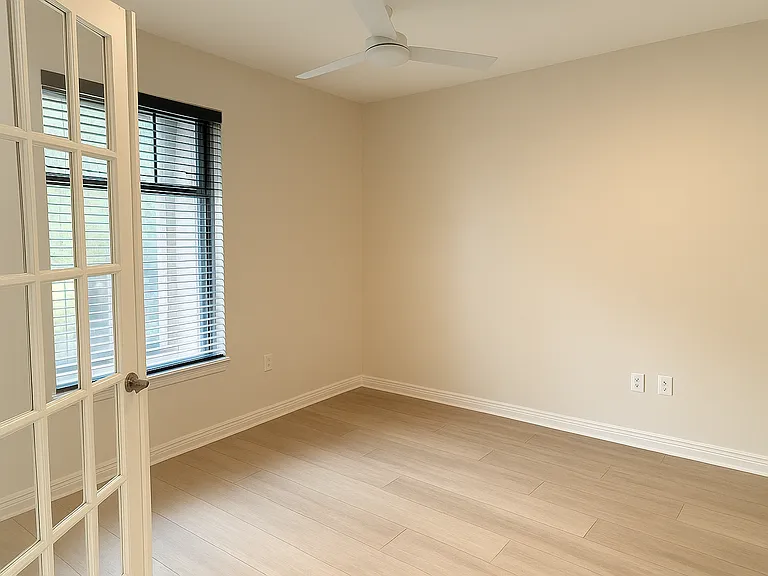 Guest Bedroom with French Doors
