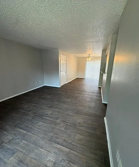 2x2 floorplan spacious Livingroom area and dining room 2 separate patio
