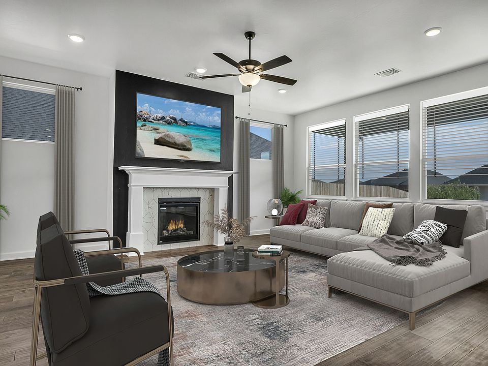 Living Room with Fireplace