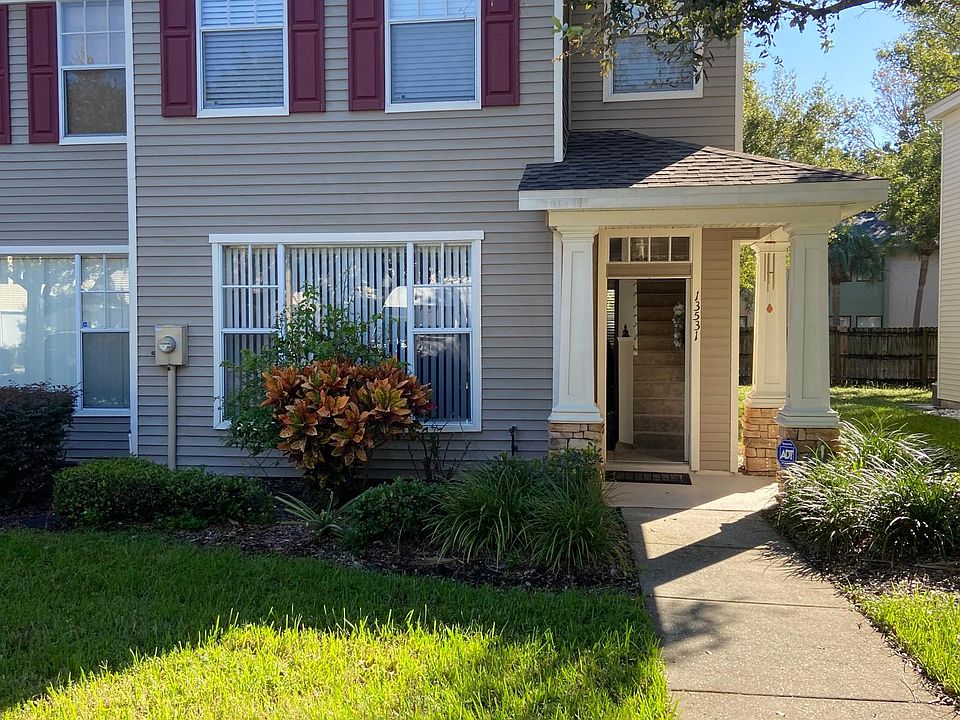 Outside view of two story town house