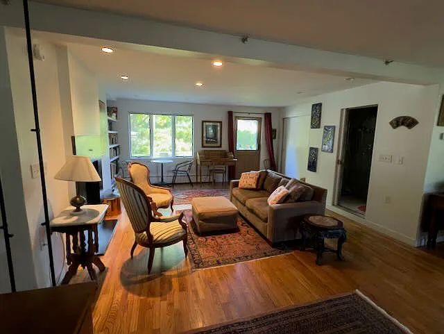 Downstairs living room.