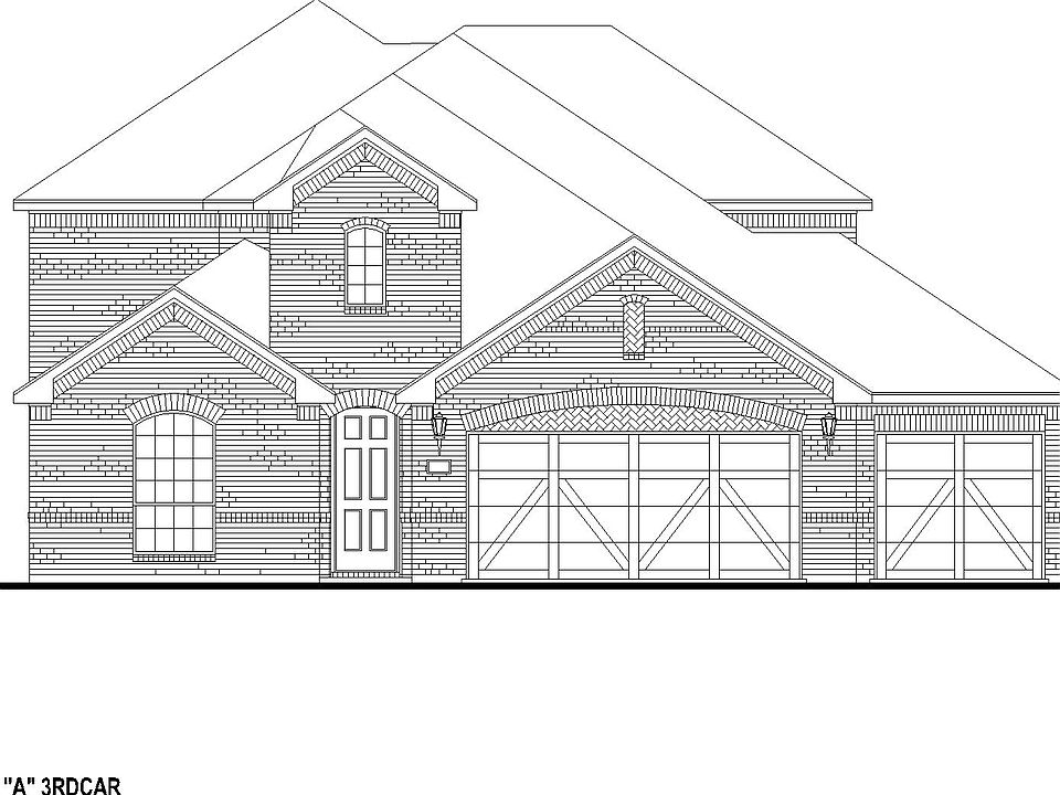 Plan 1527 Elevation A 3C