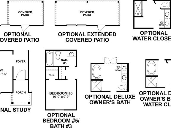 Harrison First Floor Options