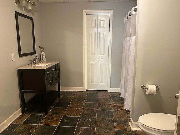 Basement bathroom