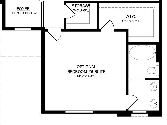 Optional 5th Bedroom Suite