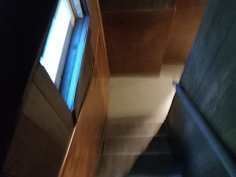 Basement staircase from kitchen