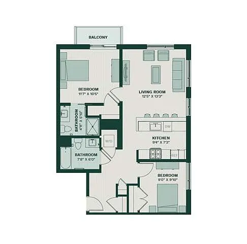 Floor plan B7