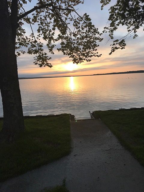 Beautiful sunsets on deck.