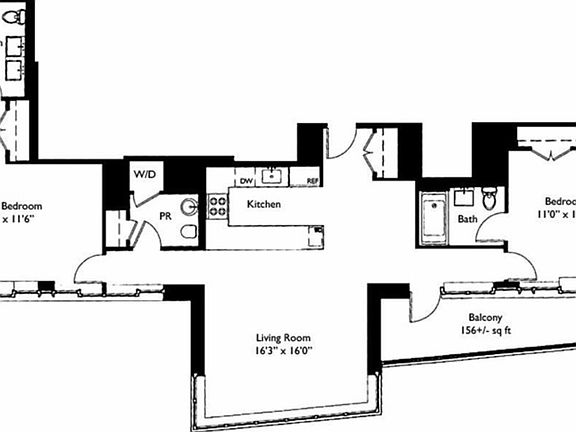 2nd image of 125 W 21st St APT 12B