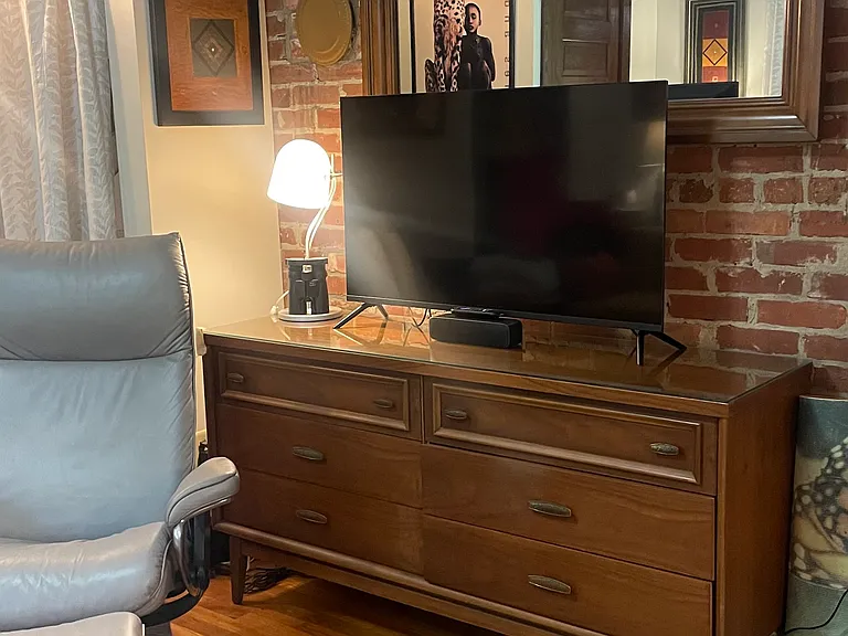 Extra storage in mid-century dresser/