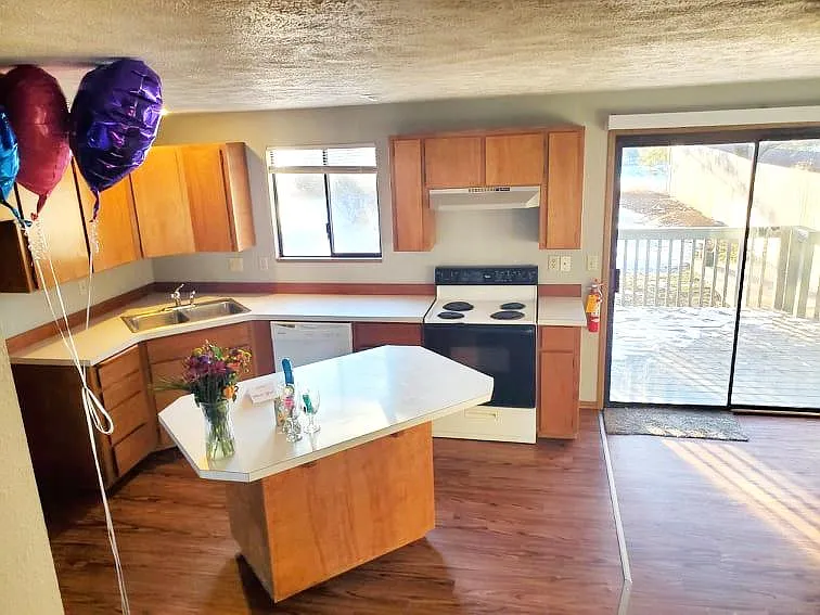 Kitchen from the staircase