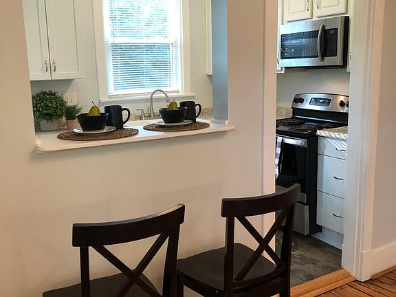 Walls have been freshly painted a neutral beige
