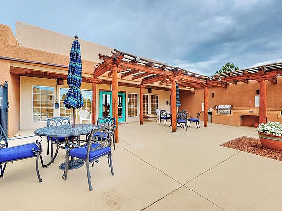 Community pool area and clubhouse