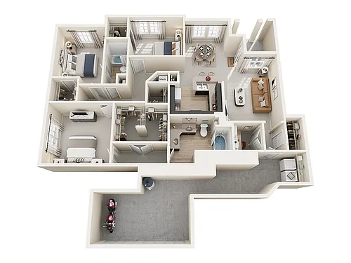 Floor plan F1 Upgraded w/Attached Double Garage