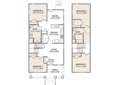 Floor plan Scioto