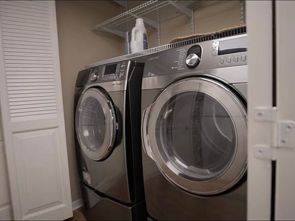 Energy and Water Efficient Washing Machine and Dryer