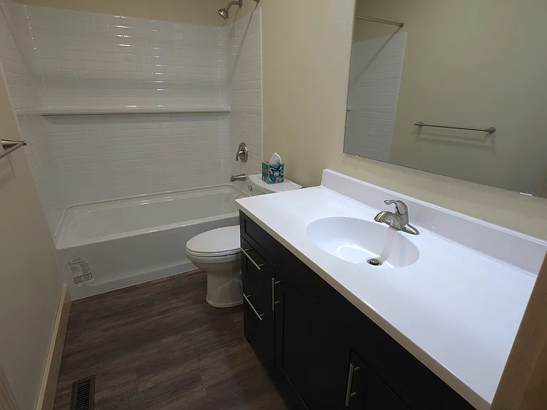 Remodeled main floor Bathroom.