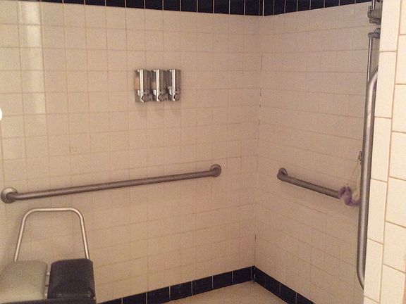 8X8 down stairs master bath