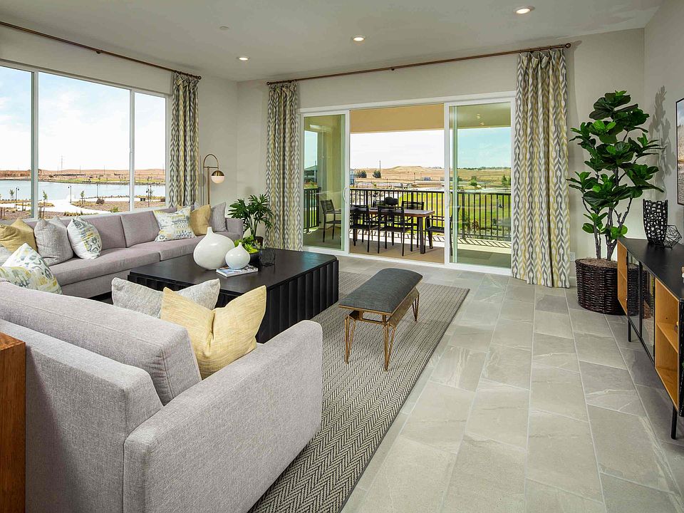 Living Room of Residence 2 Lakeside at One Lake in Fairfield, CA by Brookfield Residential