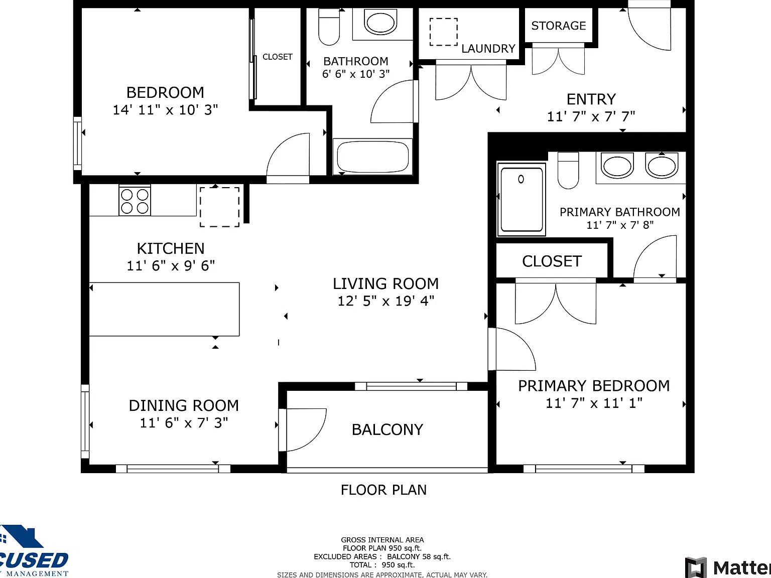 2 bed, 1039 sqft, $2,240 — Photo 4