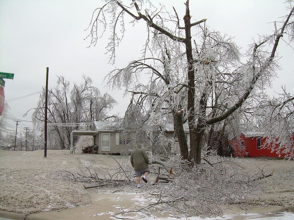 During the ice storm of 2007