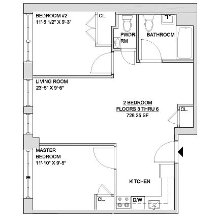 2nd image of 188 Humboldt St #6I
