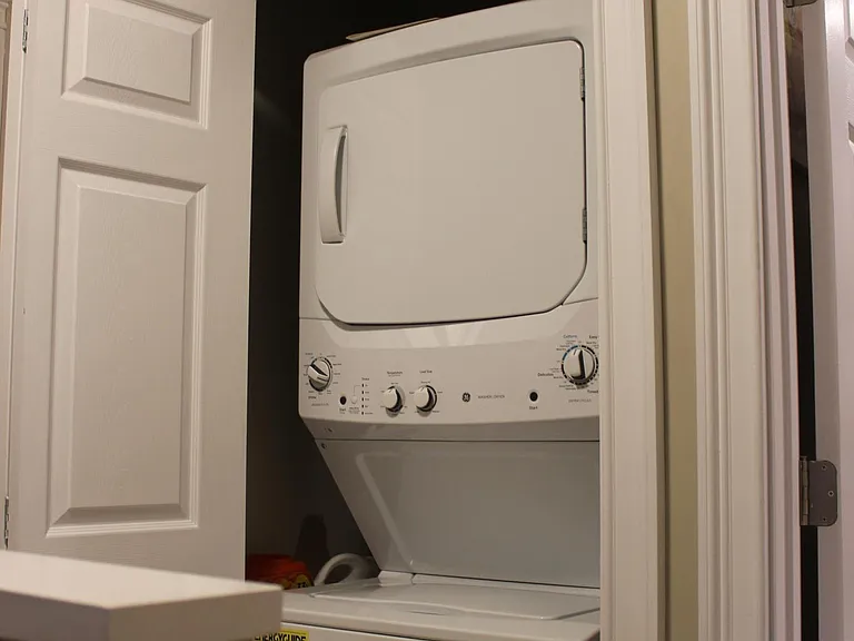 Washer and Dryer located on top floor
