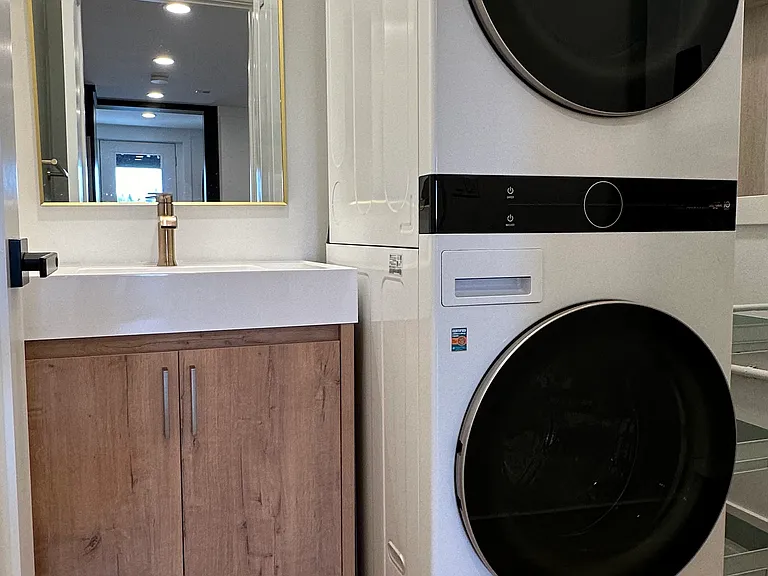 In unit dryer/washer for your convenience