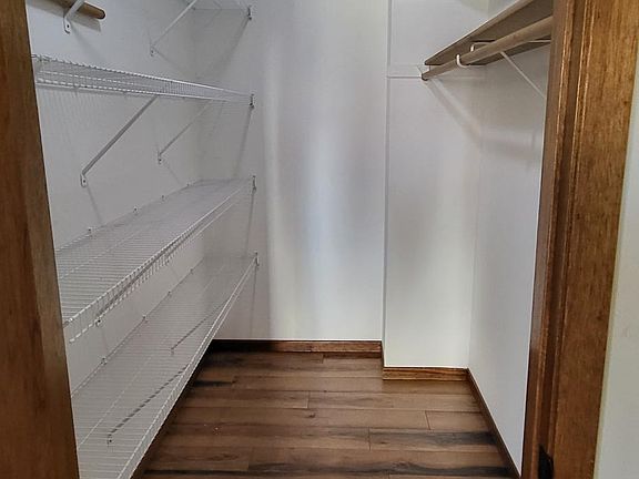 Very large walk in pantry closet.