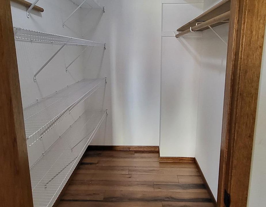 Very large walk in pantry closet.