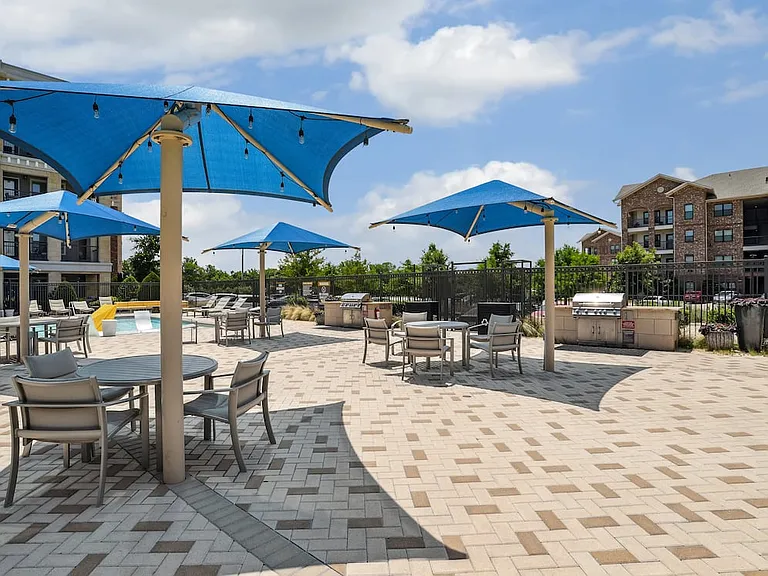 Pool with grill area