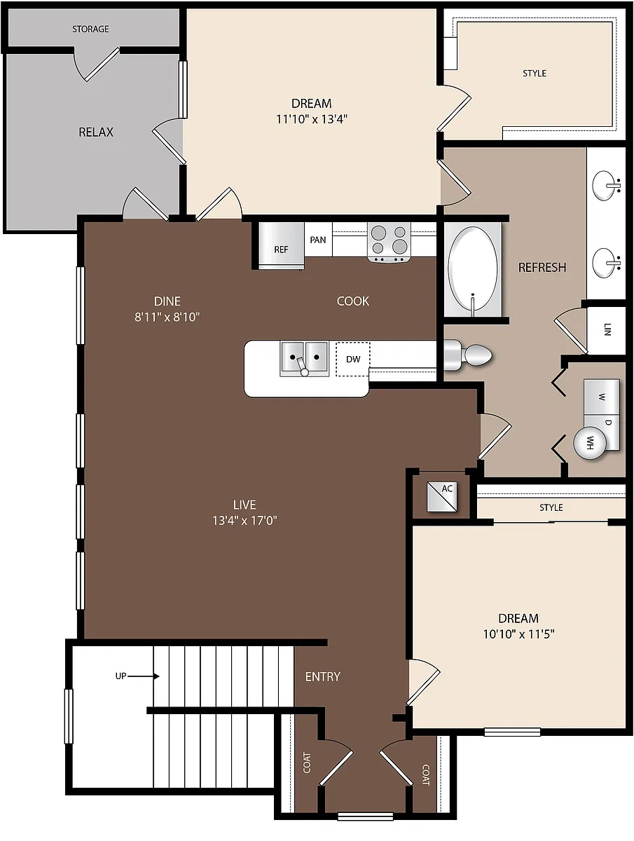 Floor plan B2A