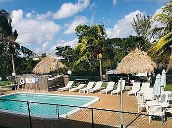 Community pool & tikis