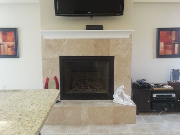 Family room 1 Fireplace