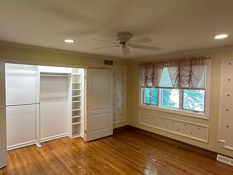 Bedroom 3 with large closet.